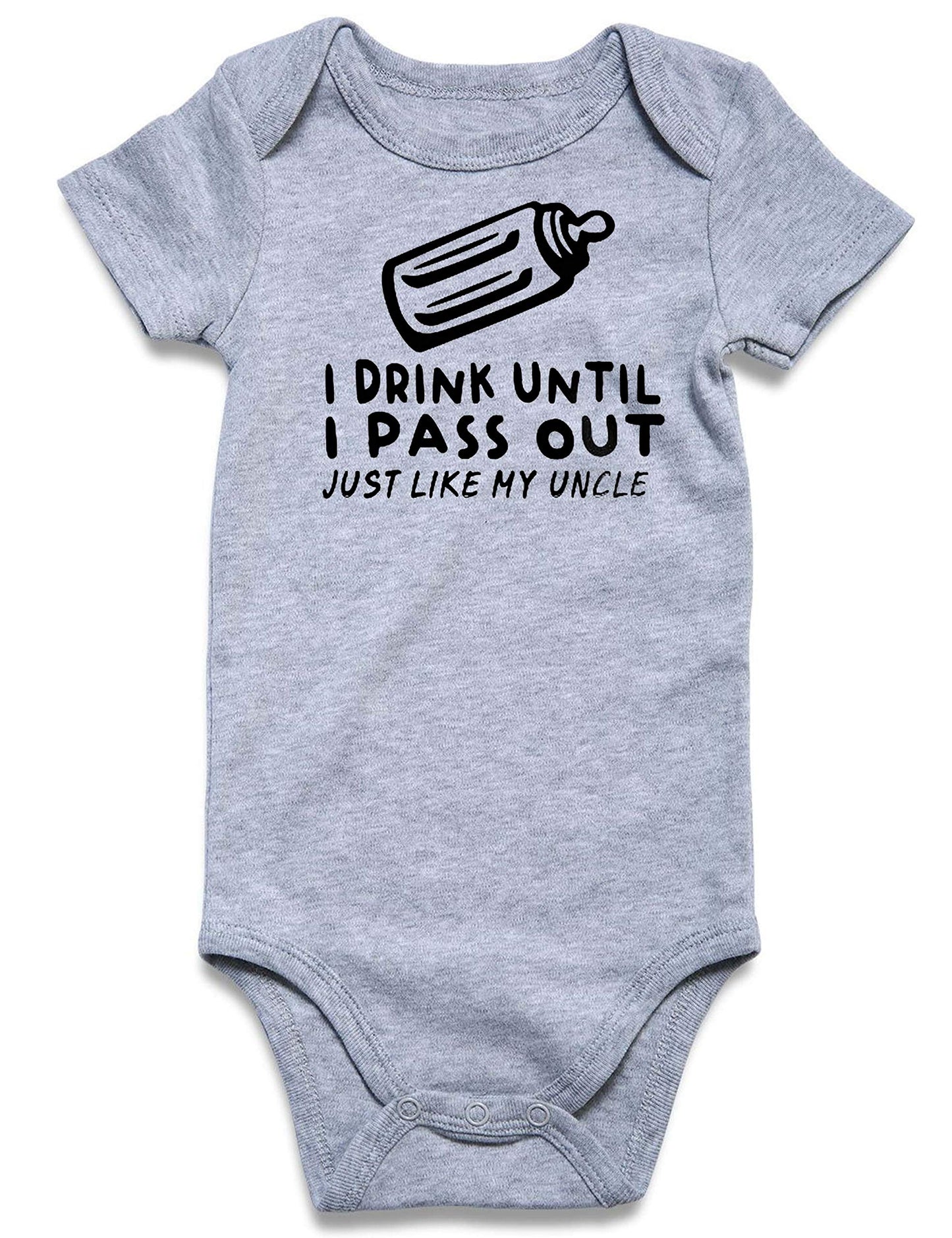 UNIFACO Taco Print Uncle Baby Romper