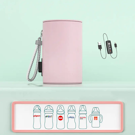 Portable USB Baby Bottle Warmer Heating Jacket